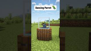 Minecraft Dancing Parrot🦜 shorts [upl. by Kronick]