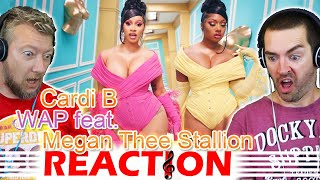 Cardi B  WAP feat Megan Thee Stallion REACTION [upl. by Wolfy]