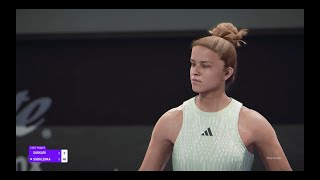 TieBreak 2024 PC Career Sabalenka Guadalajara Hard difficulty 3070Ti Early Access 5 part 1 [upl. by Wesle554]