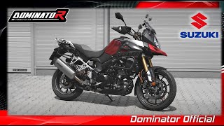 Suzuki DL 1000 VStrom  Dominator Exhaust Sound  DYNO Test [upl. by Nylasej513]