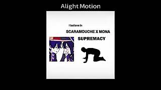 Scaramouche x Mona edit  Bon Appetit [upl. by Arais]