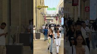 Mamilla shopping center jerusalem israel holylandambience visitjerusalem ilovejlm [upl. by Warfore]