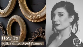 Old World Frame Decor  Step by Step Tutorial [upl. by Oaht]