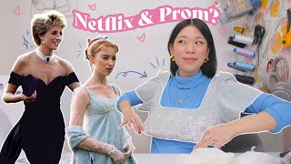 I tried making prom dresses Netflix edition  WITHWENDY [upl. by Llerroj405]