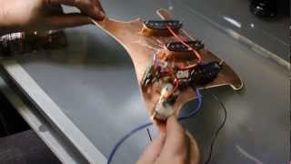 Wiring or rewiring a Fender Stratocaster how to wire an electric guitar a Strat [upl. by Infeld]