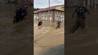 Jefferson Co Sheriff’s Office and Newport Fire Department rescue man from flood waters last Friday [upl. by Mossman]