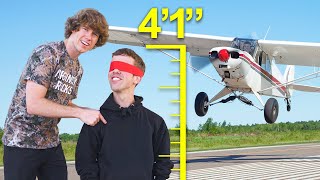 Worlds Smallest Man Flies Plane [upl. by Quillon]