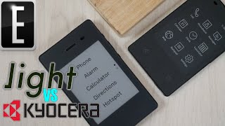 Light Phone 2 vs Credit Card Phone  Kyocera Comparison [upl. by Dahij]