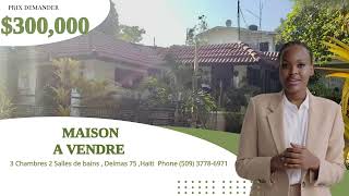 Maison A Vendre Delmas 75 Haiti bestonehaiti realestate haiti [upl. by Ardnahs]