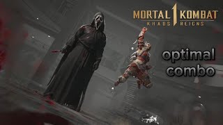 Mortal kombat 1 Ghostface ferra optimal combos [upl. by Irrahs]