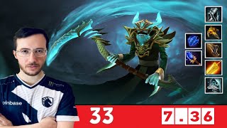 DOTA 2 Liquid33 the NECROPHOS OFFLANE 736 [upl. by Miharba96]