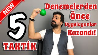 Denemelerden Önce Bu 5 Taktiği Uygulayanlar Kazandı YKS LGS [upl. by Rhu]