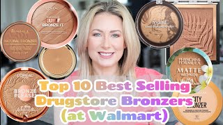 Top 10 Best Selling Drugstore Bronzers at Walmart  MsGoldgirl [upl. by Goren]