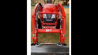 Review of the KIOTI DK4710SE HST Tractor [upl. by Htebarual616]