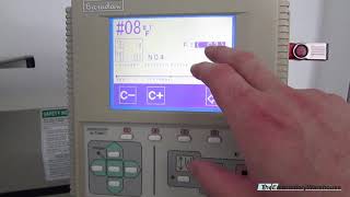 Barudan BENT Control Panel Operations Video  How to select job run colors  4 of 7 [upl. by Sammie]