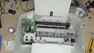 HP Deskjet Printer Not Load Paper Clean the Pickup Roller Rubber [upl. by Eimot]