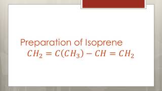 Preparation of dienes [upl. by Gnihc]