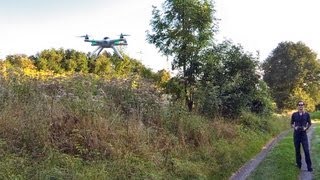 Walkera QR X350 Quadrocopter First Flight [upl. by Bruns]