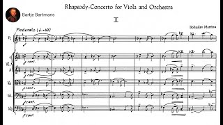 Bohuslav Martinů  RhapsodyConcerto for Viola and Orch 1952 [upl. by Husein]