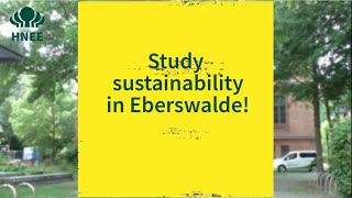 Study sustainability in Eberswalde [upl. by Daniela]