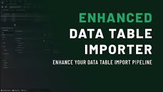 Enhanced Data Table Importer  Fast and Customizable Data Table Import [upl. by Llerrehs780]