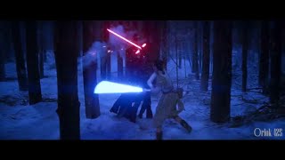 StarWars VII The Force Awakens  Rey vs Kylo Ren Lightsaber Fight Scene [upl. by Mercado]