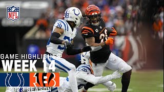 Indianapolis Colts vs Cincinnati Bengals  2023 Week 14 Game Highlights [upl. by Mosier]