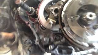 How To  Install Kickstart Gear Spindle Kickstarter Kick Start Clutch Honda Fourtrax Trx 300 [upl. by Cooperman43]