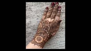 simple mehndi design [upl. by Milurd]