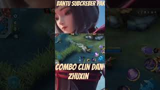 Combo clin dan zhuxin auto nangis mobilelegends shortsfeed [upl. by Aurel]