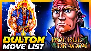 DULTON MOVE LIST  Double Dragon Neo Geo  1995 [upl. by Lachman]