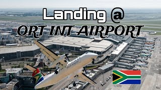 🇿🇦LANDING IN JOHANNESBURG  ORT international Airport  SOUTH AFRICA [upl. by Eniawed299]