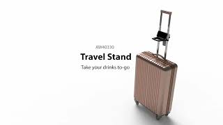 Travel Stand  Luggage Travel Cup Holder  AW40330 ChenSource [upl. by Ianahs]