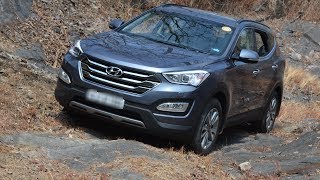 2014 Hyundai Santa Fe Review Ride Handling Features PerformanceSpace Comfort Mileage And More [upl. by Aliakam]