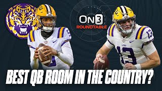 Does LSU have the most COMPLETE QB room in America  Brian Kelly Jayden Daniels Garrett Nussmeier [upl. by Aelegna642]