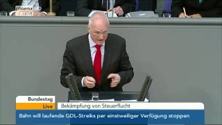 Bundestag Aussprache nach Regierungserklärung zur Bekämpfung von Steuerflucht am 06112014 [upl. by Luo]