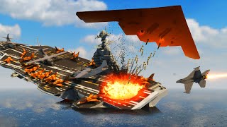 Realistic Plane BomberStrafing Run Destruction 😱 Teardown [upl. by Yekcaj]