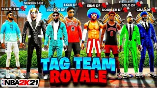 DF TAG TEAM ROYALE EVENT Who is the BEST DF MEMBER NBA2K21 [upl. by Aitam]