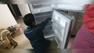 LG 260 L 4 Star Frost Free Double Door Refrigerator Unboxing [upl. by Roseline3]