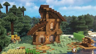 Minecraft  How to Build a Survival Woodland House [upl. by Casi]