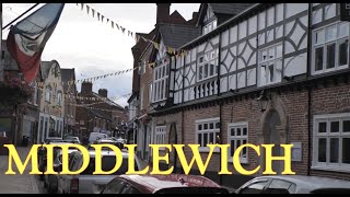 Places to see in MIDDLEWICH TOWN Cheshire  North West England Shot on GH5 25mm [upl. by Nohcim]