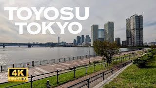 4K TOYOSU Bayside City in TOKYO 🇯🇵🐧 Nonstop Walking Tour  豊洲 東京 散歩 [upl. by Salkin142]