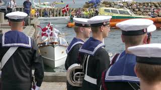 Kongeparrets besøg på Ærø Marstal Havn [upl. by Oberon]