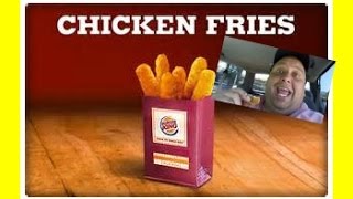 BURGER KING® CHICKEN FRIES REVIEW [upl. by Ravert3]