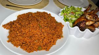 Ghana Jollof Rice Recipe  Secret To A Perfect Ghanaian Jollof Rice  Lovystouch [upl. by Eninnej833]