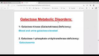 Galactose metabolism disorder [upl. by Akemihs]