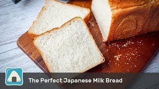 The Perfect Japanese Milk Bread Pain De Mie Using Stand Mixer and Bread Maker [upl. by Assiralk]