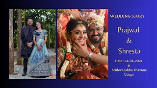 Udupi Brahmin Wedding  Prajwal amp Shresta  Sridevi Sabha Bhavana 24042024  Brahmin Wedding [upl. by Llertnek106]