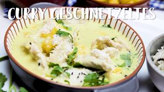 CurryGeschnetzeltes  Das FeierabendRezept [upl. by Nett813]