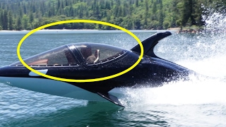 Top 5 Strangest Boats In The World [upl. by Einnalem]